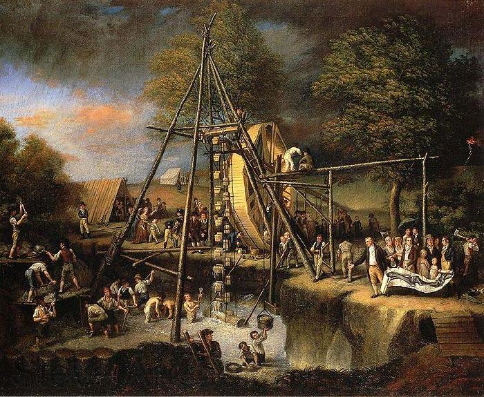 Charles Willson Peale The Exhumation of the Mastodon Spain oil painting art
